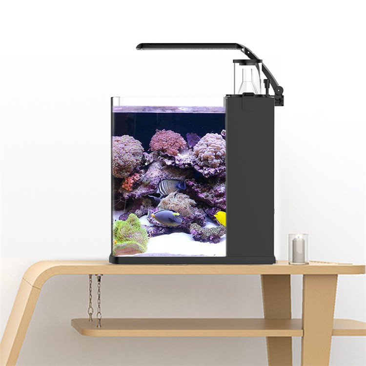 Marine Aquarium Cube - スカイヌオ ウルトラクリアガラス ミニ海水海洋水槽 メディア プラスチック製水槽 25ガロン