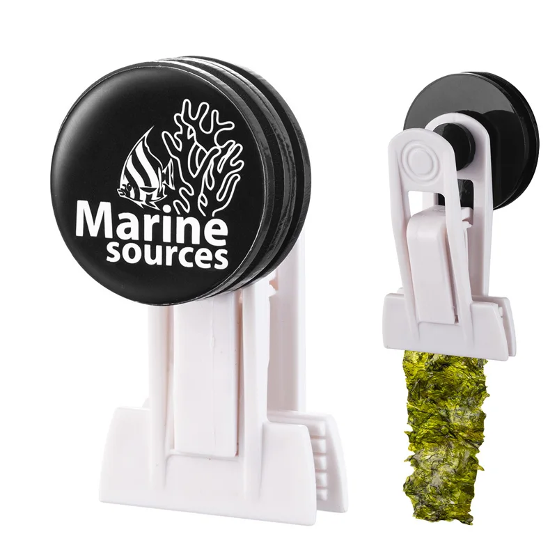 Aquarium Marine Fishes - 海洋ソース強力な磁気藻類給餌クランプクリップ水族館の水槽海藻用品野菜クリップ