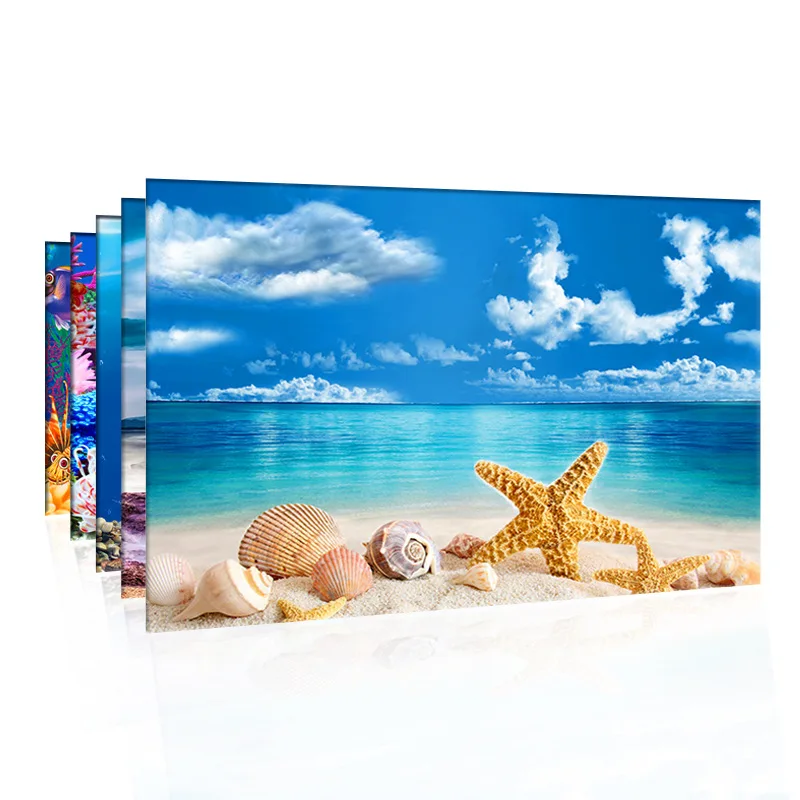 水族館の背景 3d ステッカーポスター水槽水族館の背景アクセ - Marine Aquarium For Sale のレビューと価格