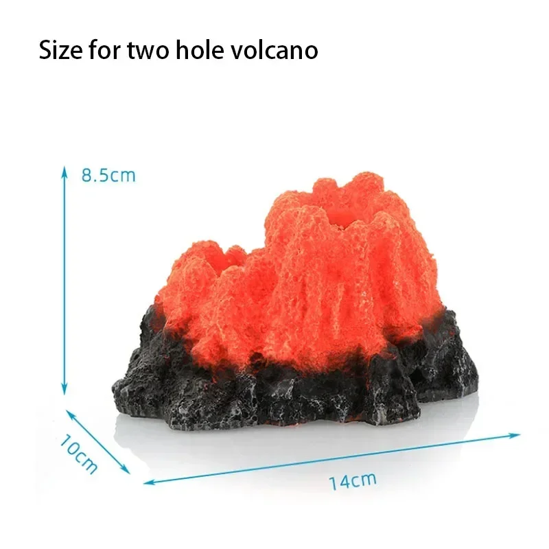 火山形状の装飾、酸素ポンプ、水槽の装飾、水族館のアクセサリー - Marine Aquarium For Sale のレビューと価格