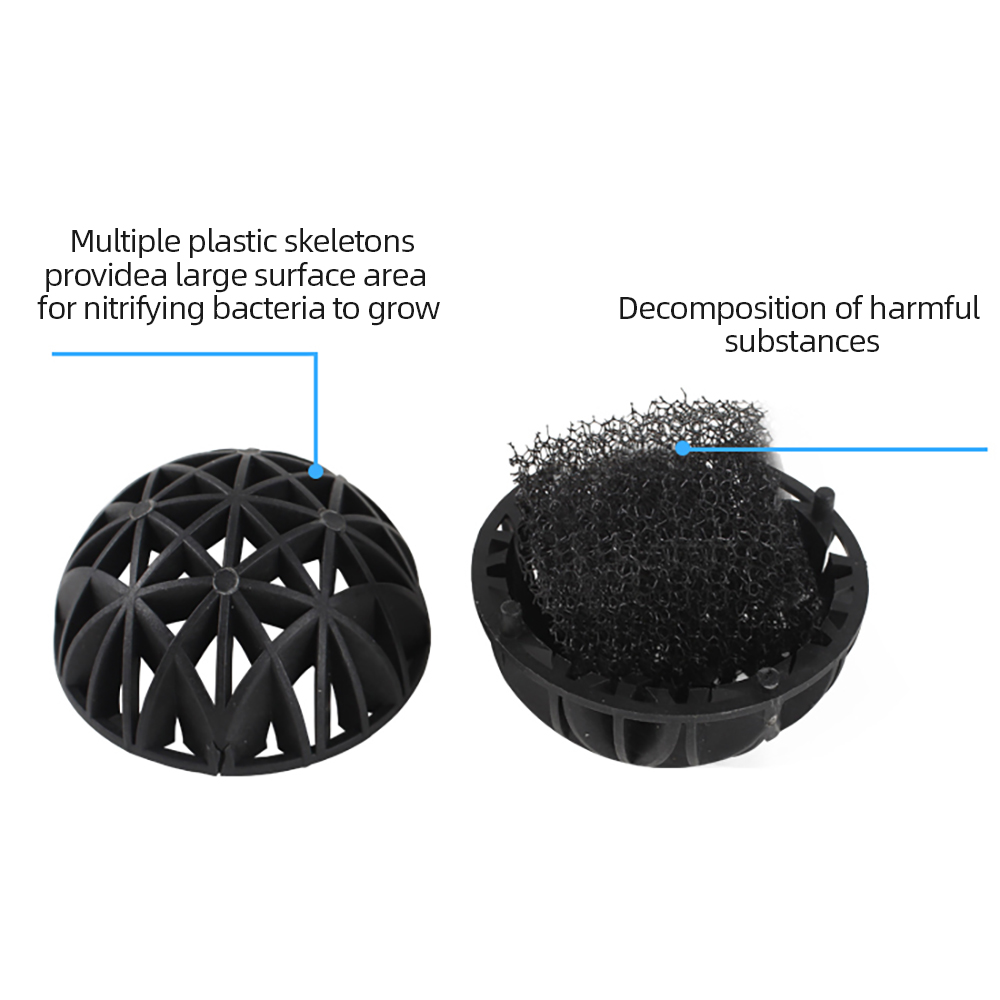 水槽、ウェットおよびドライ水族館用の生物学的ボール、キャニス - Marine Aquarium Bacteria のレビューと価格