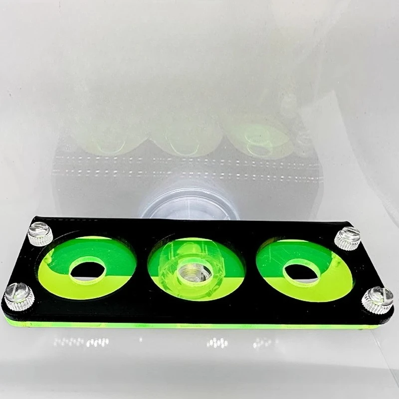 アクリル蛍光 SPS サンゴフラグブラケット成長プラグホルダ - Aquarium Marine Fishes のレビューと価格