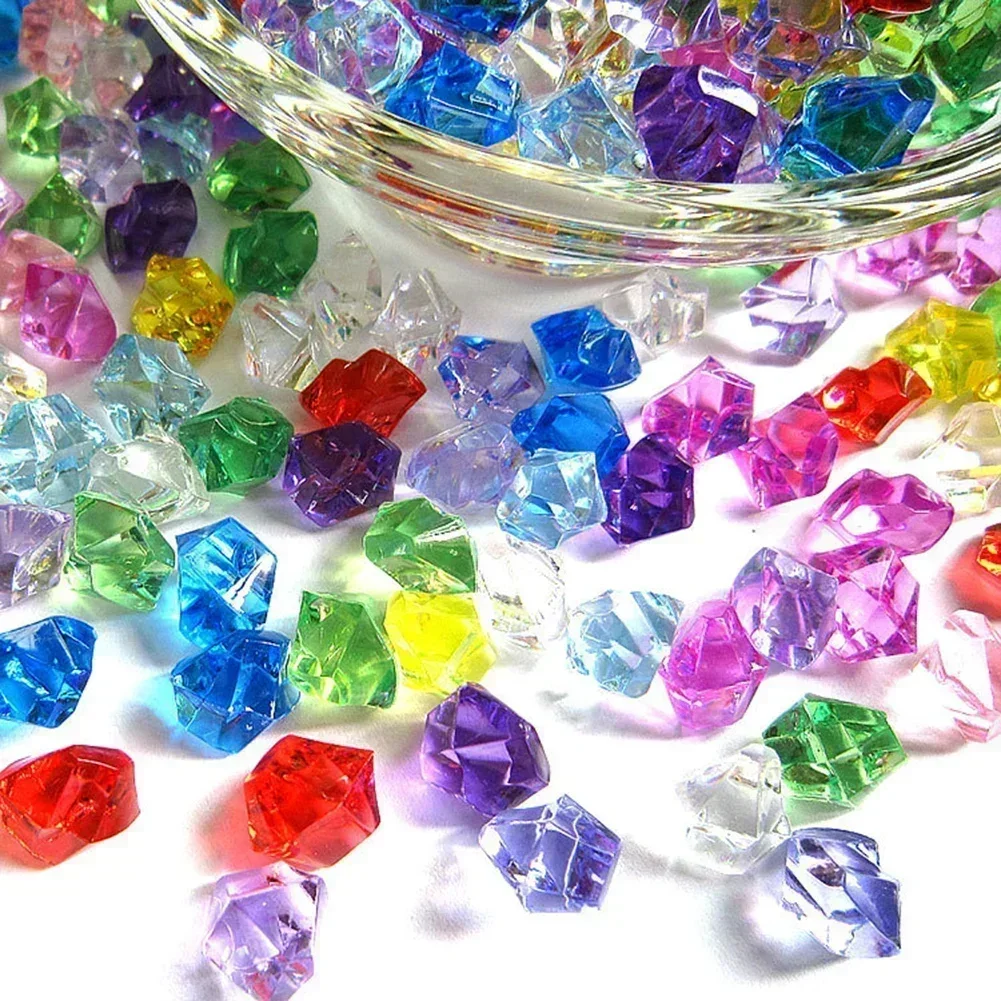 水槽用のカラフルなアクリル角氷,花瓶の装飾,植物フィラー,小 - Marine Aquarium Cube のレビューと価格