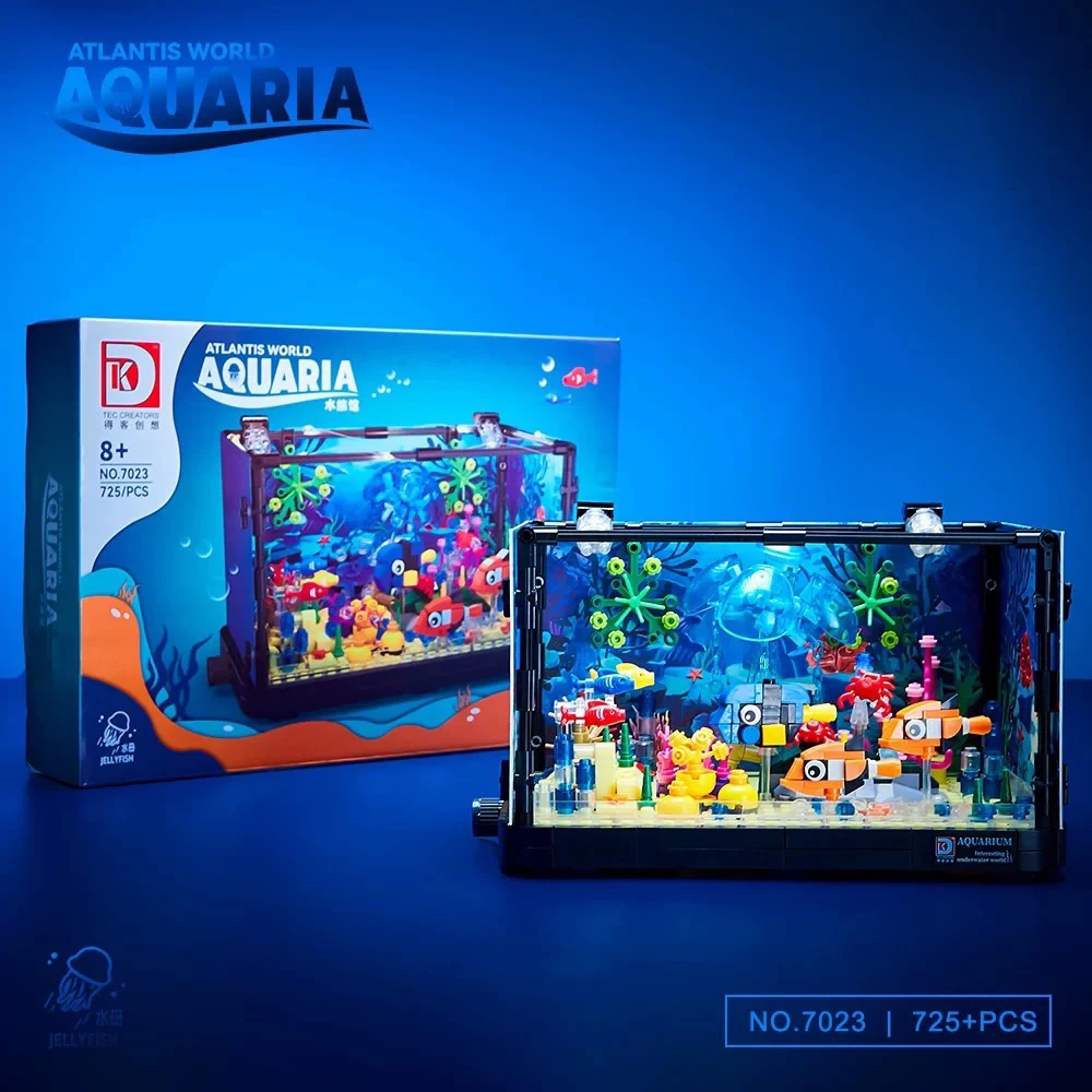 アイデアシリーズ水族館海洋動物ビルディングブロッククリエイテ - Marine Aquarium Cube のレビューと価格